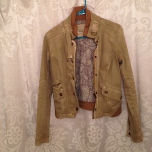 Free People Khaki light jacket