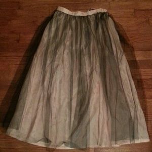 Layered Skirt & bebe shirt bundle