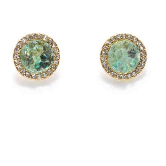 RACHEL Rachel Roy Jewelry - Rachel Roy round pave drusy studs