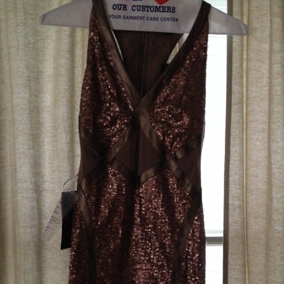 BEBE Glitter Dress Cocktail/Fitted