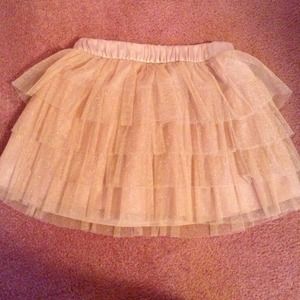Forever 21 peach/tan tutu skirt