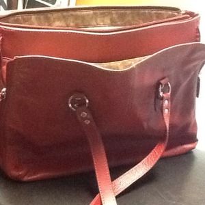 All Leather Samsonite business bag