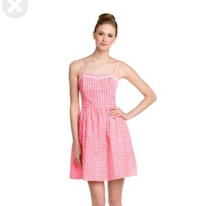 NWT Lilly Pulitzer Gingham Pink Sz 4