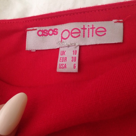 ASOS Petite Cutout Dress Size 6 - Picture 3 of 3