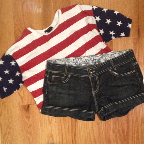 Guess Pants - Guess jean shorts