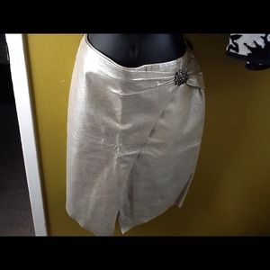 bebe LEATHER SKIRT.