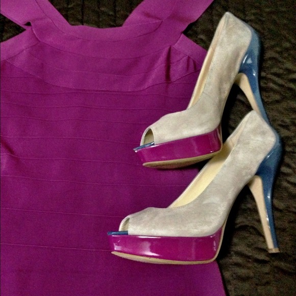 Enzo Angiolini Peep Toe Pumps