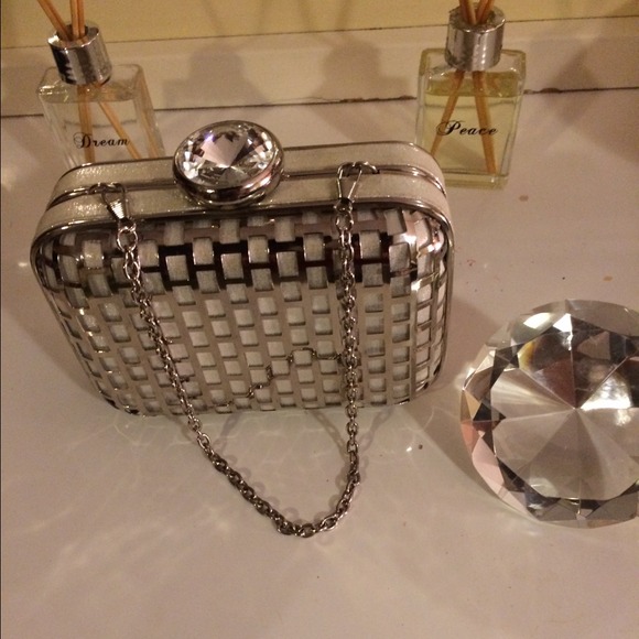 Luxe evening clutch. Brand new without tags