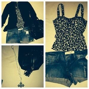 Charlotte Russ lot outfit with purse and necklace
