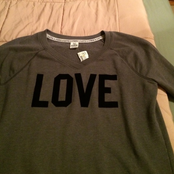 Victoria's Secret Tops - Victoria's Secret Pink Sweatshirt