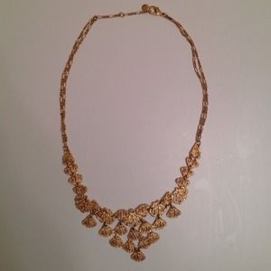 Stella and Dot Geneve Lace Bib Necklace