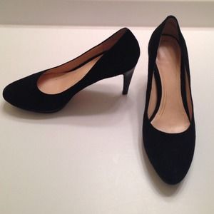 Cole Haan Black Suede Pumps