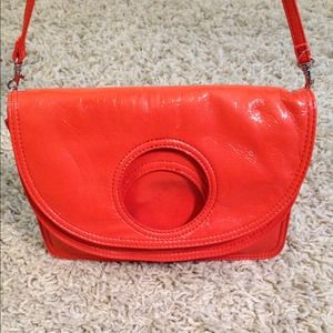 Small orange Nine West handbag was $13