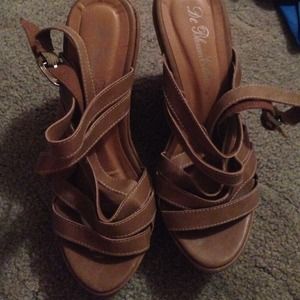 Strappy Wedges