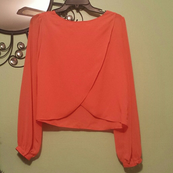 Chic orange blouse - Picture 2 of 4