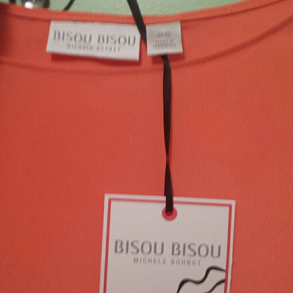 Chic orange blouse - Picture 3 of 4