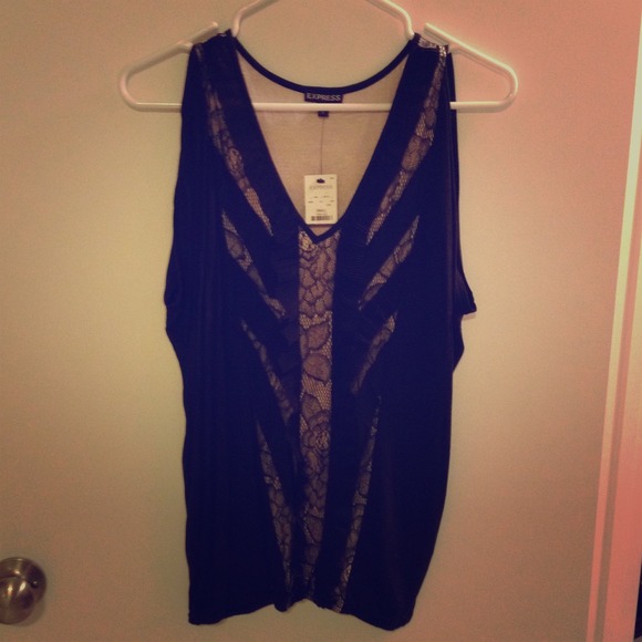 Express lace sleeveless blouse - Picture 1 of 4