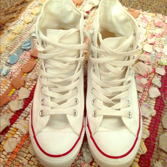 White high top converse