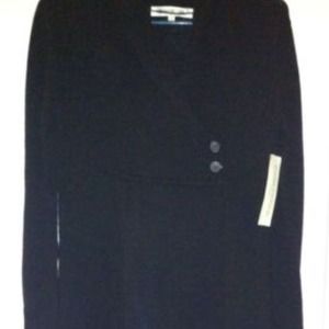 NwT Evan picone Black sweater dress ($99)