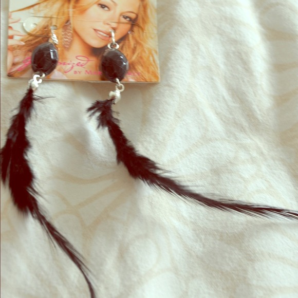 Claire's Jewelry Limited Edition Mariah Carey Feather Earrings