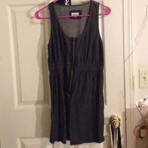Dark denim dress