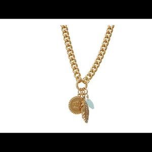 Juicy couture feather charm Necklace