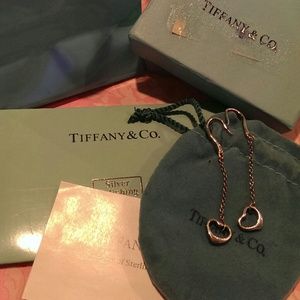 100% authentic Tiffany heart earrings