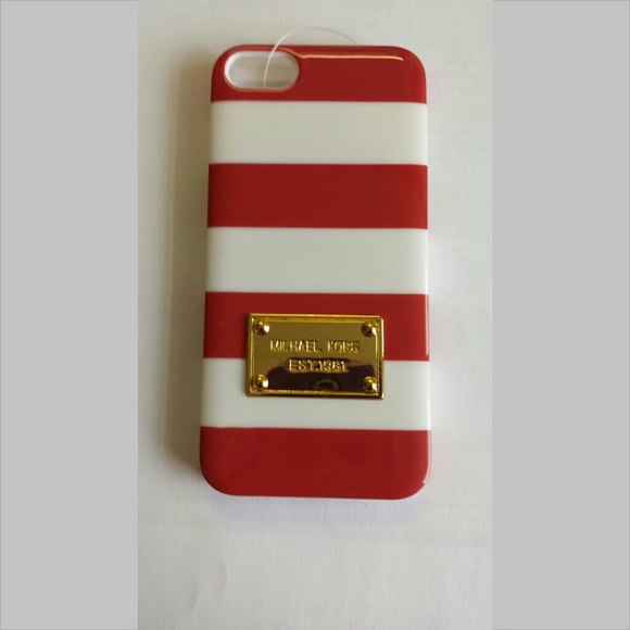 Michael kors iphone 5 5s case with tags& box red