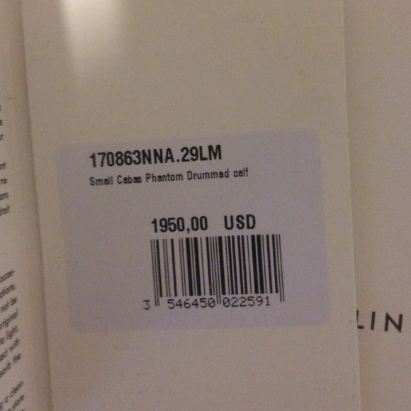 Small cabas phantom gray celine tote! - Picture 3 of 8