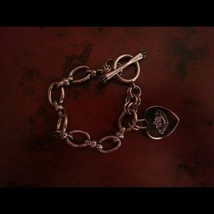 silver juicy couture charm bracelet