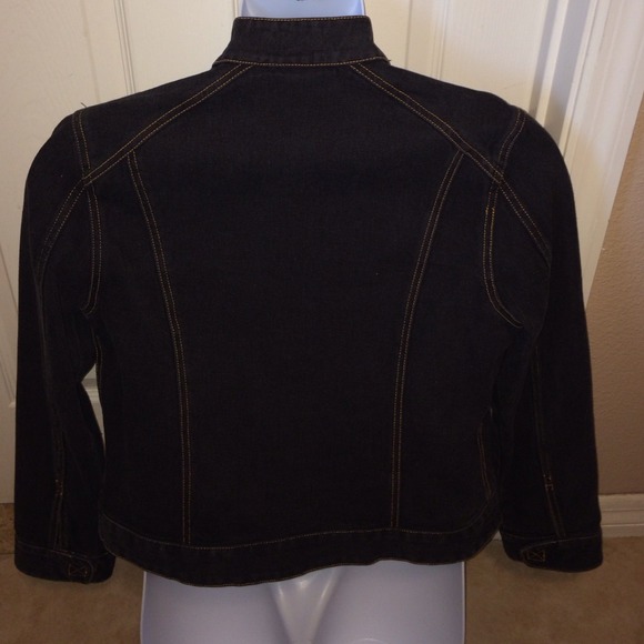 Will Smith Black Jean Jacket Size L - Picture 2 of 4