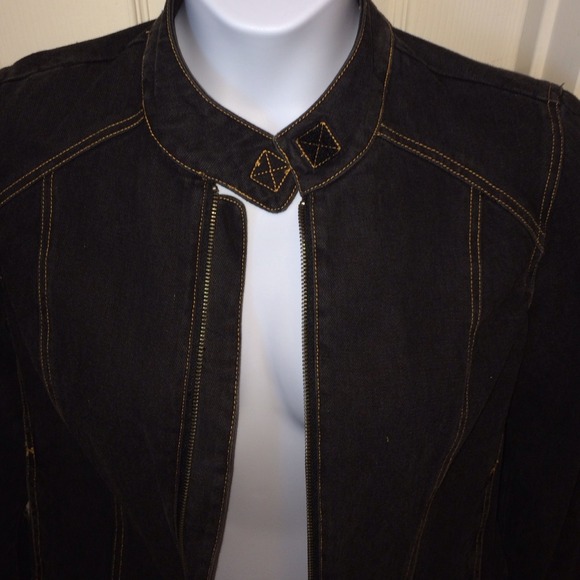 Will Smith Black Jean Jacket Size L - Picture 3 of 4