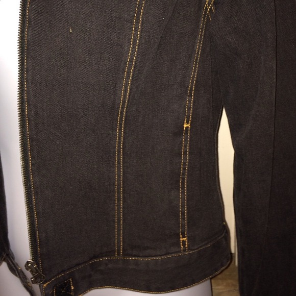 Will Smith Black Jean Jacket Size L - Picture 4 of 4