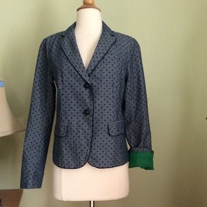 SOLD!  Gap Academy Blazer in Chambray Dot, sz. 4!