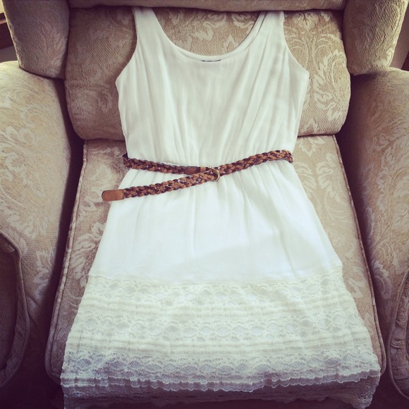 White Lily Rose tank dress