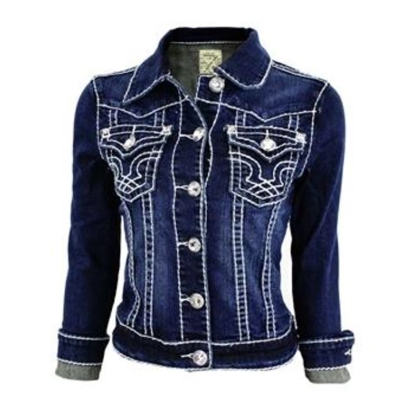 🚫SOLD🚫Heavy Stitch Denim Jacket - Picture 1 of 4