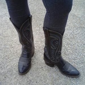 Tony Lama Woman's Cowboy Boots 8
