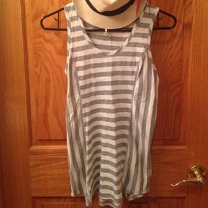 Robin K striped tank top