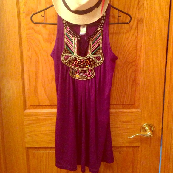 Beaded Embroidered Top