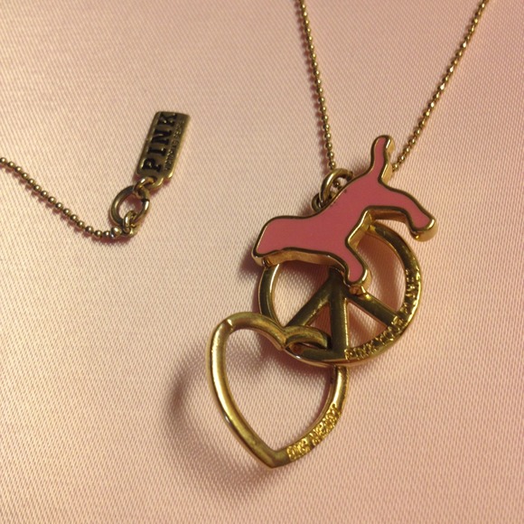 Rare 💖 Pink by Victorias Secret necklace