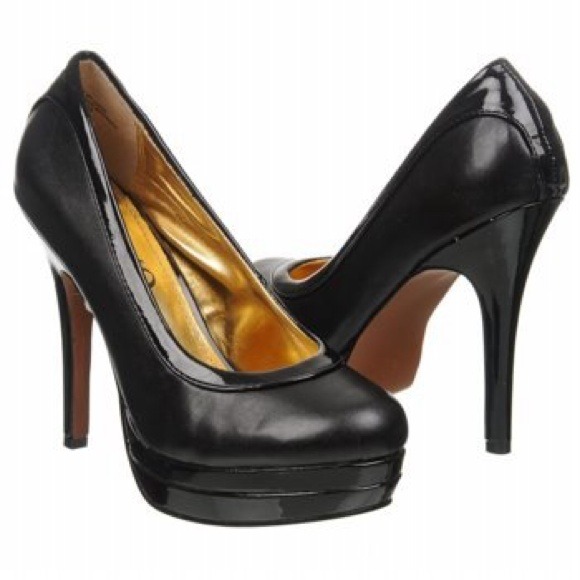 Xoxo black platform heels