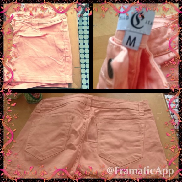 Peach shorts