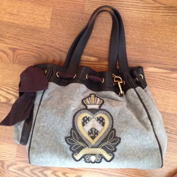 Authentic Grey/dark brown Juicy Couture Bag