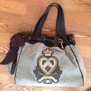 Authentic Grey/dark brown Juicy Couture Bag