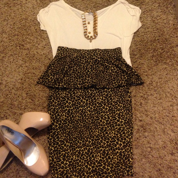 Fashionable Peplum Skirt