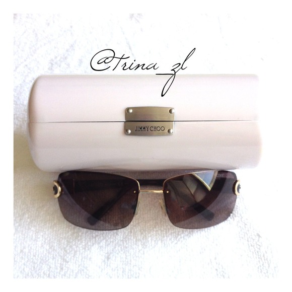 JIMMY CHOO Frameless Sunglasses