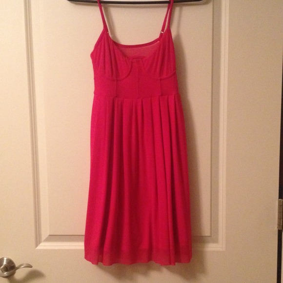Hot pink silence and noise dress