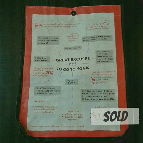 Lululemon Great Excuses shopping tote - Picture 1 of 1