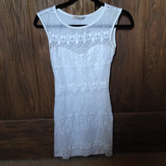 Off white lace dress