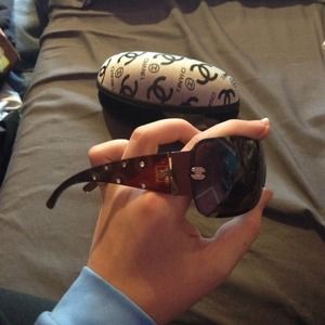 Not authentic Chanel sun glasses